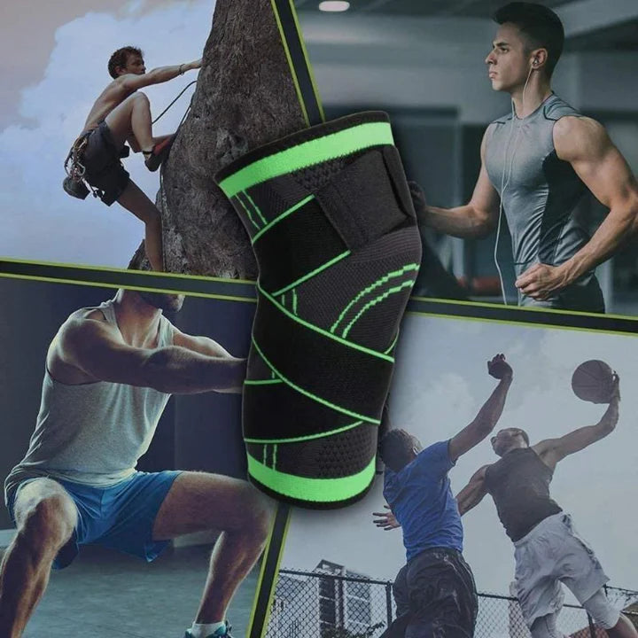 Adiós al dolor de rodillas con RODIFLEX™ - (RODILLERA DE COMPRESIÓN CON BANDAS ELÁSTICAS)
