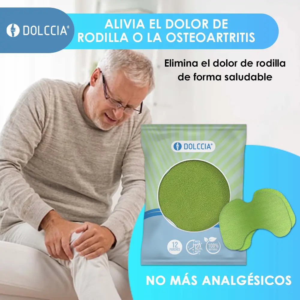 PARCHES NATURALES PARA DOLOR DE RODILLA DOLCCIA ®